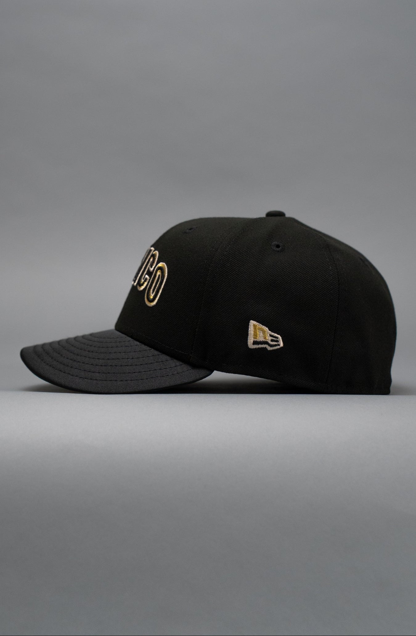 NEW ERA EXCLUSIVE 59FIFTY BLACK/SATIN MEXICO 2025 WORLD BASEBALL CLASSIC W/ MEXICO FLAG SIDE PATCH
