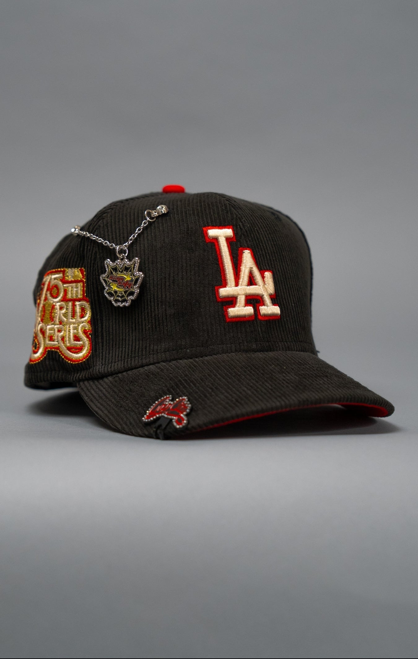 NEW ERA EXCLUSIVE 59FIFTY CORDUROY LOS ANGELES DODGERS W/ 75TH ANNIVERSARY SIDE PATCH