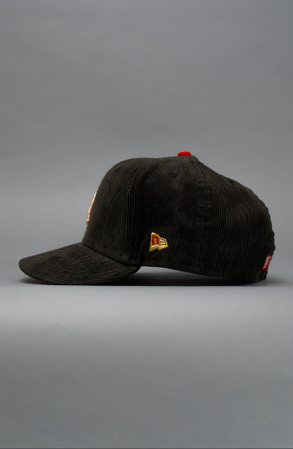 NEW ERA EXCLUSIVE 59FIFTY CORDUROY LOS ANGELES DODGERS W/ 75TH ANNIVERSARY SIDE PATCH