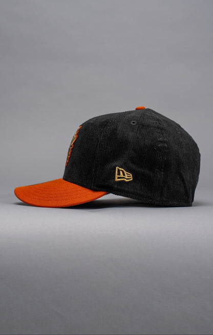 NEW ERA EXCLUSIVE 59FIFTY CORDUROY/RUST MEXICO "QUETZALCOATL" W/ MEXICO FLAG SIDE PATCH