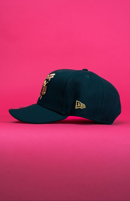 NEW ERA EXCLUSIVE 9FIFTY EMERALD GREEN LOS ANGELES DODGERS "SHOHEI OHTANI" SCRIPTSNAPBACK W/ LA LOGO SIDE PATCH