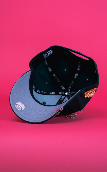 NEW ERA EXCLUSIVE 9FIFTY EMERALD GREEN LOS ANGELES DODGERS "SHOHEI OHTANI" SCRIPTSNAPBACK W/ LA LOGO SIDE PATCH
