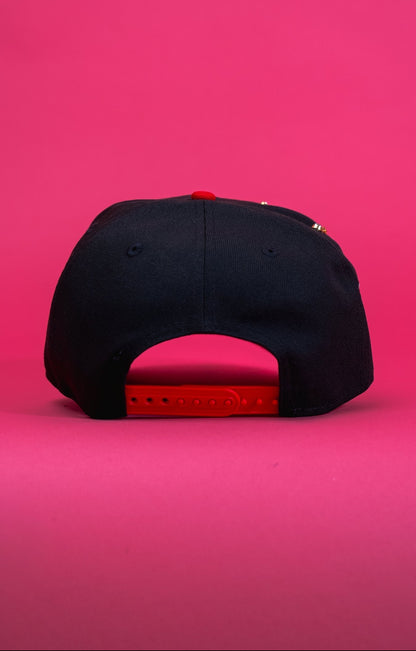 NEW ERA EXCLUSIVE 9FIFTY BLACK DETROIT TIGERS SNAPBACK W/ 2005 ALL STAR GAME SIDE PATCH