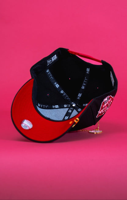 NEW ERA EXCLUSIVE 9FIFTY BLACK DETROIT TIGERS SNAPBACK W/ 2005 ALL STAR GAME SIDE PATCH