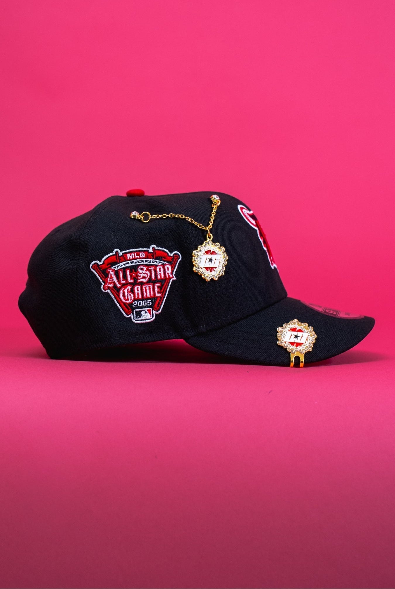 NEW ERA EXCLUSIVE 9FIFTY BLACK DETROIT TIGERS SNAPBACK W/ 2005 ALL STAR GAME SIDE PATCH