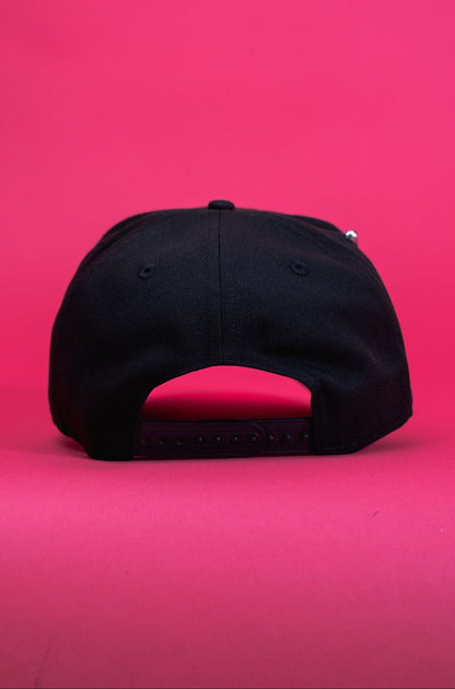 NEW ERA EXCLUSIVE 9FIFTY BLACK BALTIMORE ORIOLES SNAPBACK W/ 30TH ANNIVERSARY SIDE PATCH
