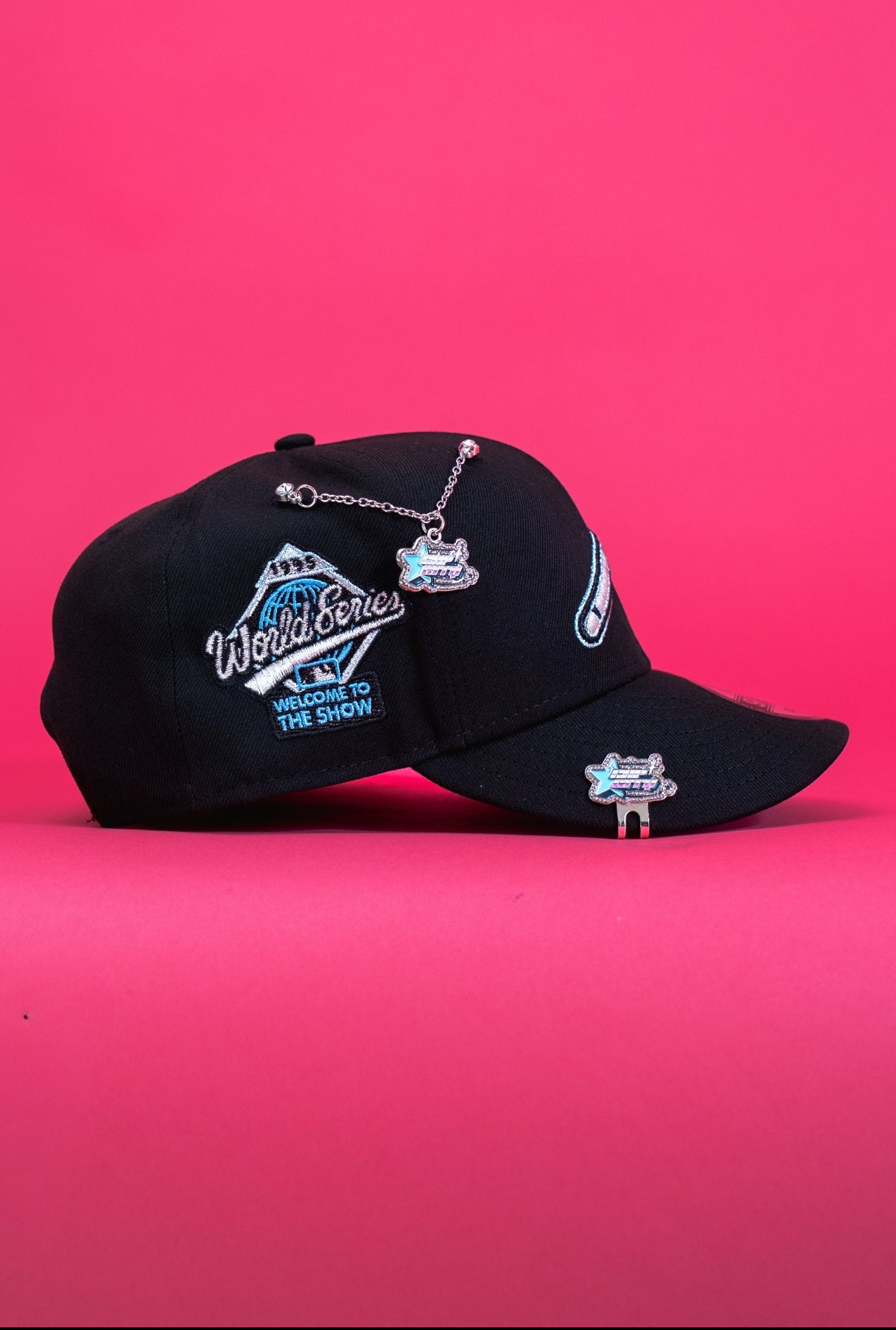 NEW ERA EXCLUSIVE 9FIFTY BLACK ATLANTA BRAVES SNAPBACK W/ 1995 WORLD SERIES SIDE PATCH