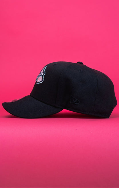 NEW ERA EXCLUSIVE 9FIFTY BLACK ATLANTA BRAVES SNAPBACK W/ 1995 WORLD SERIES SIDE PATCH
