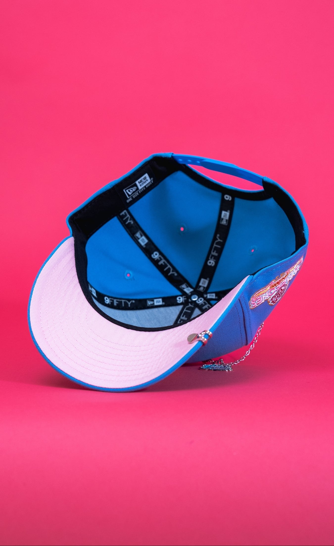 NEW ERA EXCLUSIVE 9FIFTY ICY BLUE CHARROS DE JALISCO SNAPBACK W/ CAMPEONES SIDE PATCH