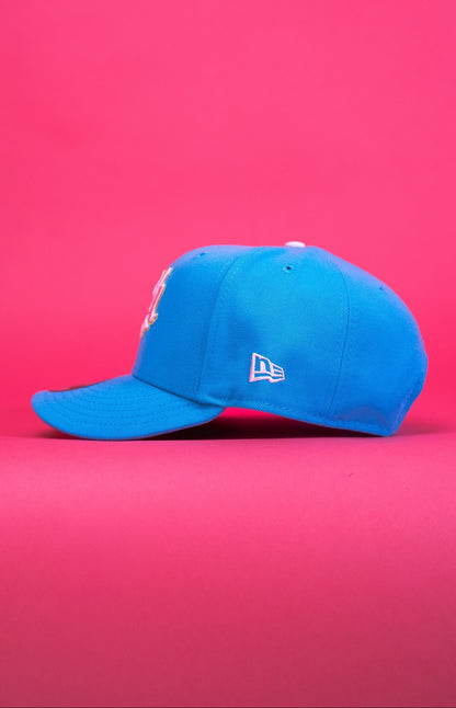 NEW ERA EXCLUSIVE 9FIFTY ICY BLUE CHARROS DE JALISCO SNAPBACK W/ CAMPEONES SIDE PATCH