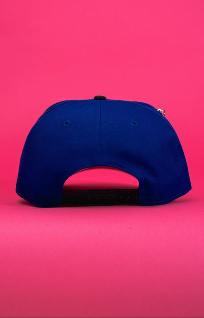 NEW ERA EXCLUSIVE 9FIFTY DARK BLUE LOS ANGELES DODGERS SNAPBACK W/ 2024 WORLD SERIES SIDE PATCH