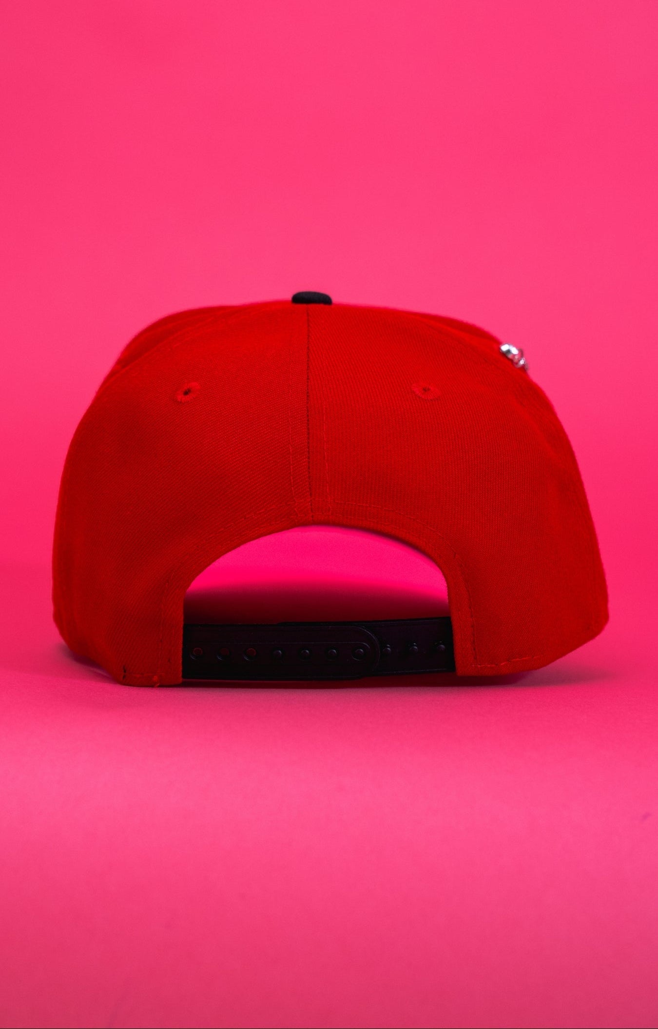 NEW ERA EXCLUSIVE 9FIFTY RED/BLACK ANAHEIM ANGELS SNAPBACK W/ 35TH ANNIVERSARY SIDE PATCH