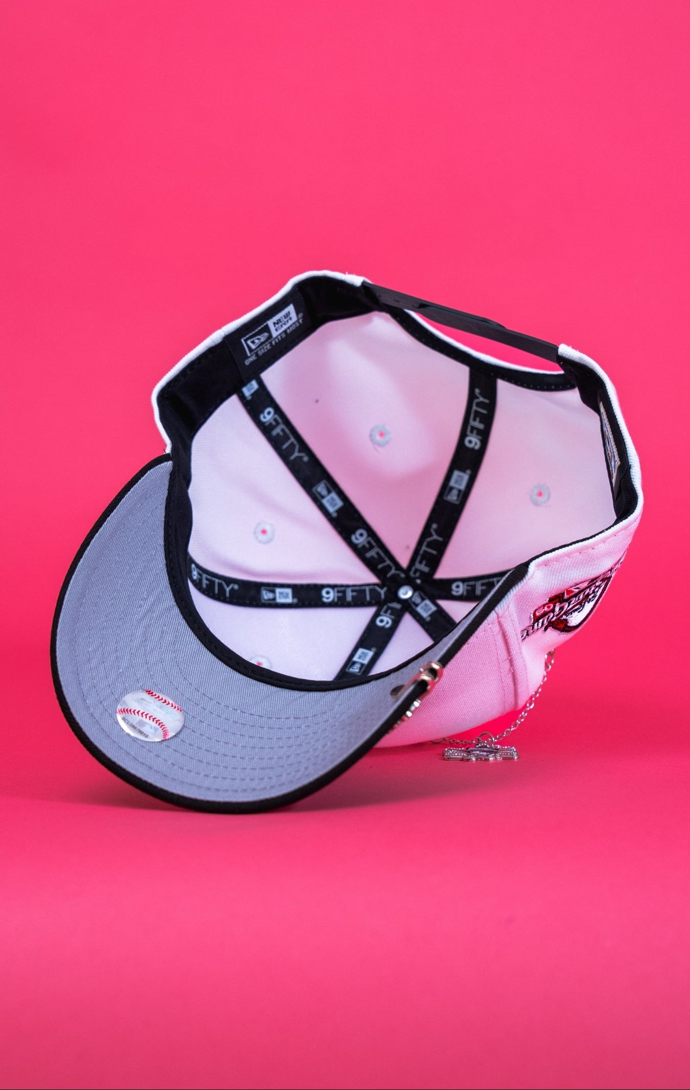 NEW ERA EXCLUSIVE 9FIFTY PEARL WHITE ST LOUIS CARDINALS SNAPBACK W/ ALL STAR GAME SIDE PATCH
