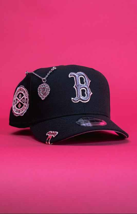 NEW ERA EXCLUSIVE 9FIFTY BLACK BOSTON RED SOX SNAPBACK W/ 1915 WORLD SERIES SIDE PATCH