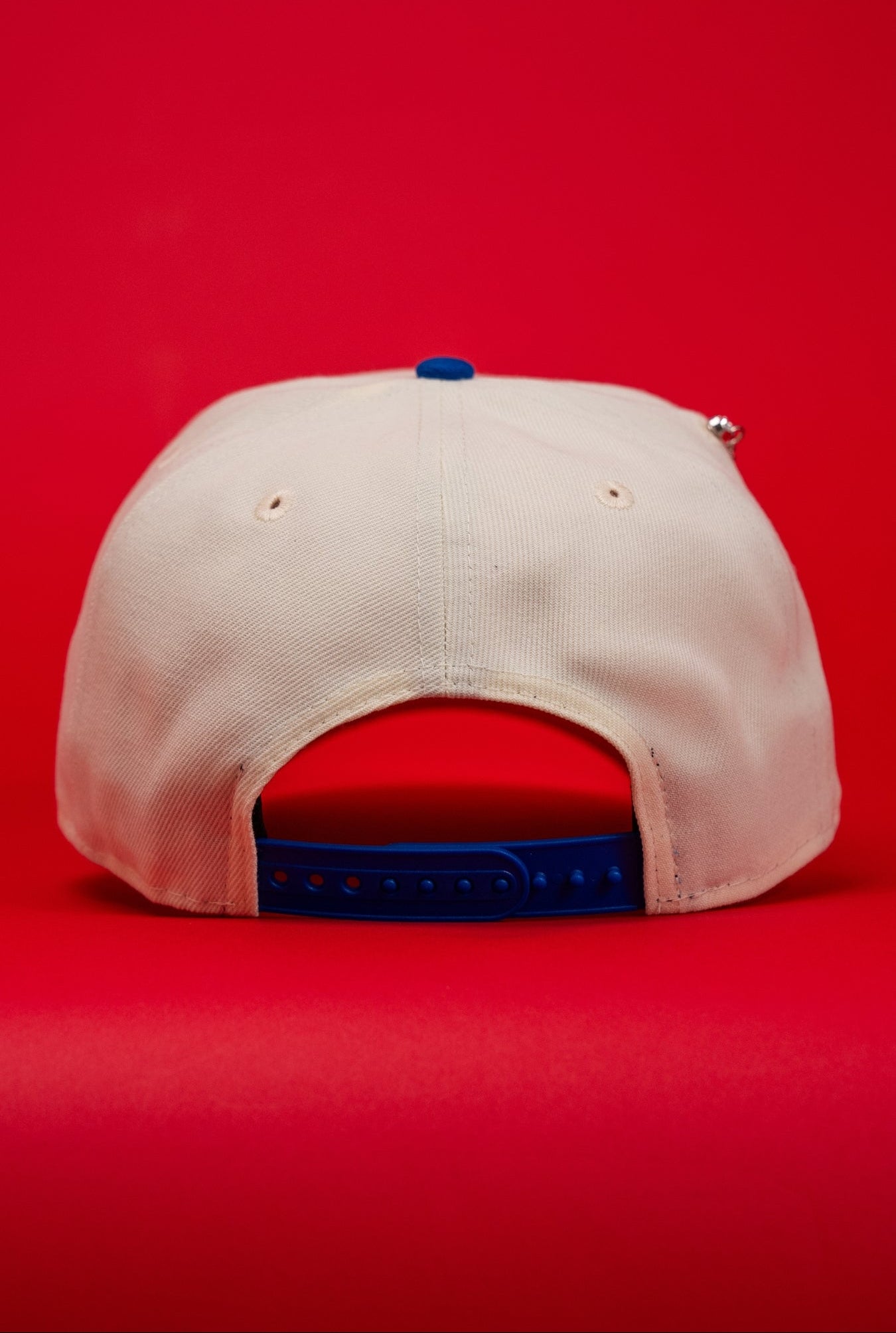 NEW ERA EXCLUSIVE 9FIFTY CHROME/BLUE HOUSTON ASTROS SNAPBACK W/ 50TH ANNIVERSARY SIDE PATCH