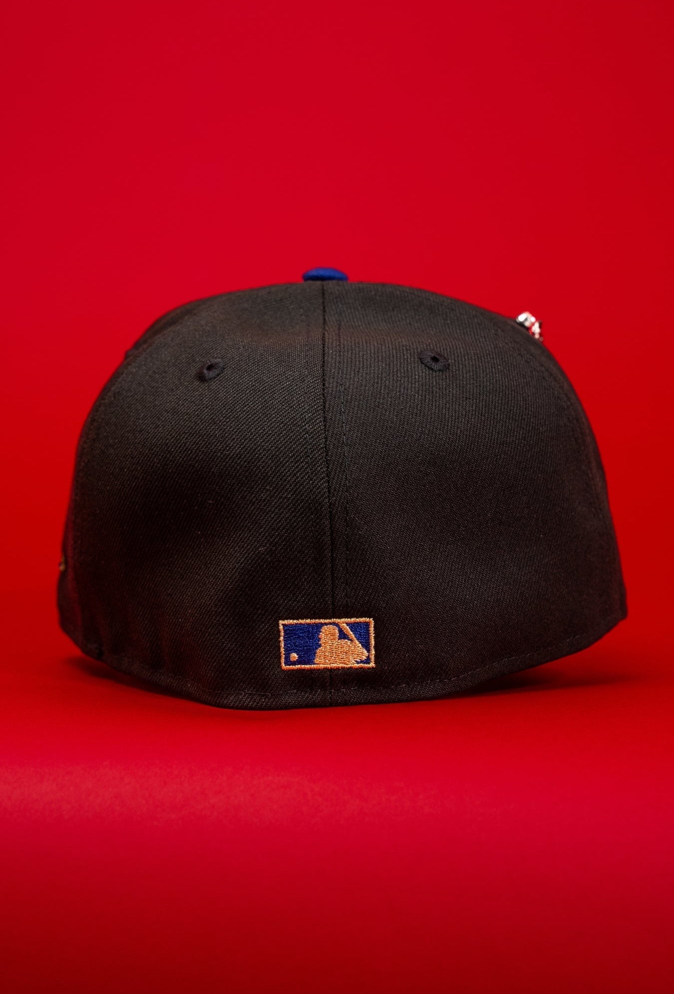 NEW ERA EXCLUSIVE 59FIFTY BLACK BROOKLYN DODGERS SCRIPT W/ "42" SIDE PATCH