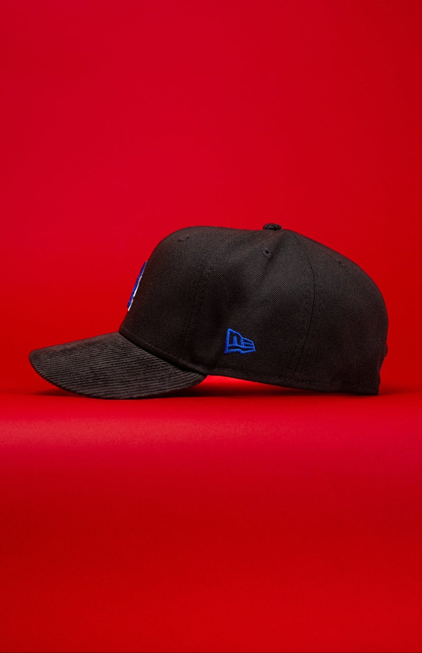 NEW ERA EXCLUSIVE 59FIFTY BLACK/CORDUROY LOS ANGELES DODGERS W/ 1990 ALL STAR GAME SIDE PATCH