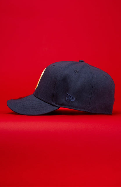 NEW ERA EXCLUSIVE 59FIFTY NAVY NEW YORK YANKEES W/ ALL STAR GAME SIDE PATCH