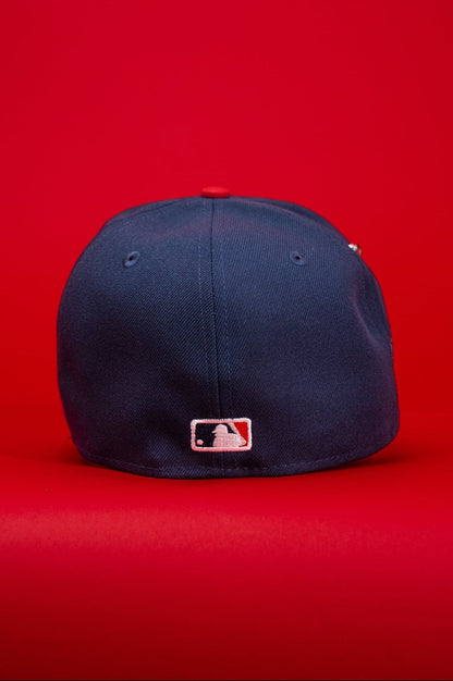 NEW ERA EXCLUSIVE 59FIFTY NAVY/HOT PINK WASHINGTON NATIONALS W/ CACTI PARK SIDE PATCH