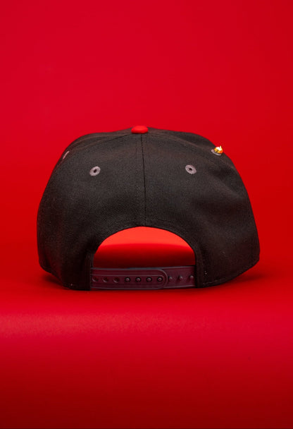 NEW ERA EXCLUSIVE 9FIFTY BLACK/GREY BOSTON RED SOX SNAPBACK W/ 1999 ALL STAR GAME SIDE PATCH