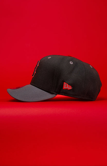 NEW ERA EXCLUSIVE 9FIFTY BLACK/GREY BOSTON RED SOX SNAPBACK W/ 1999 ALL STAR GAME SIDE PATCH