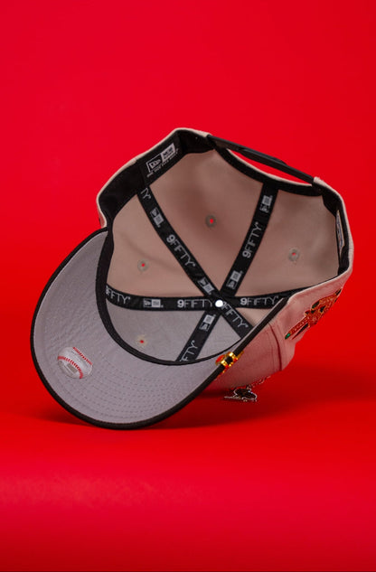 NEW ERA EXCLUSIVE 9FIFTY SMOKE GREY BOSTON RED SOX SNAPBACK W/ ALL STAR GAME SIDE PATCH