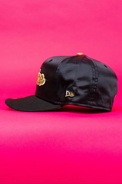 NEW ERA EXCLUSIVE 59FIFTY SATIN 2025 WBC MEXICO SCRIPT W/ MEXICO FLAG SIDE PATCH