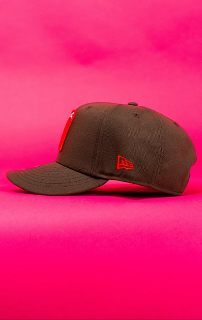 NEW ERA EXCLUSIVE 9FIFTY BROWN MEXICO 2025 WORLD BASEBALL CLASSIC SNAPBACK W/ MEXICO FLAG SIDE PATCH