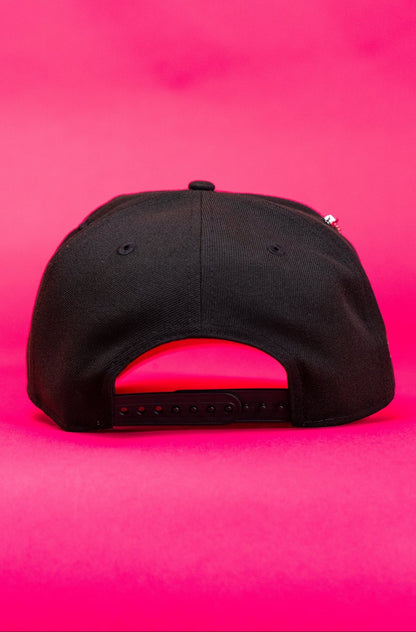 NEW ERA EXCLUSIVE 9FIFTY BLACK CHARROS DE JALISCO SNAPBACK W/ CAMPEONES SIDE PATCH