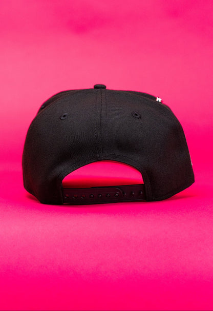 NEW ERA EXCLUSIVE 9FIFTY BLACK LOS ANGELES DODGERS SNAPBACK W/ MEXICO FLAG SIDE PATCH