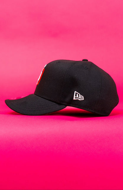 NEW ERA EXCLUSIVE 9FIFTY BLACK SAN DIEGO PADRES SNAPBACK W/ MEXICO FLAG SIDE PATCH