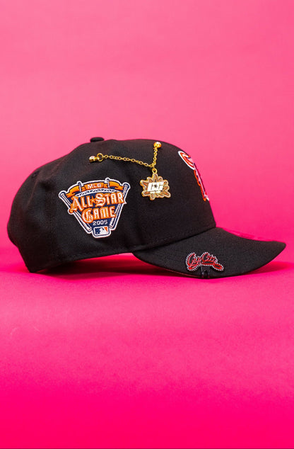 NEW ERA EXCLUSIVE 9FIFTY BLACK DETROIT TIGERS SNAPBACK W/ ALL STAR GAME SIDE PATCH