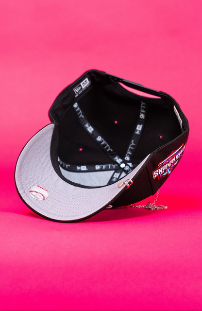 NEW ERA EXCLUSIVE 9FIFTY BLACK ARIZONA DIAMONDBACKS SNAPBACK W/ WORLD SERIES CHAMPIONS SIDE PATCH