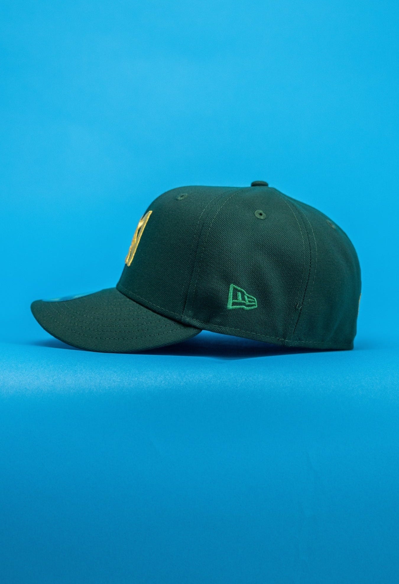 NEW ERA EXCLUSIVE 59FIFTY FOREST GREEN "LOS ANGELES FOOTBALL CLUB" W/ MEXICO FLAG SIDE PATCH