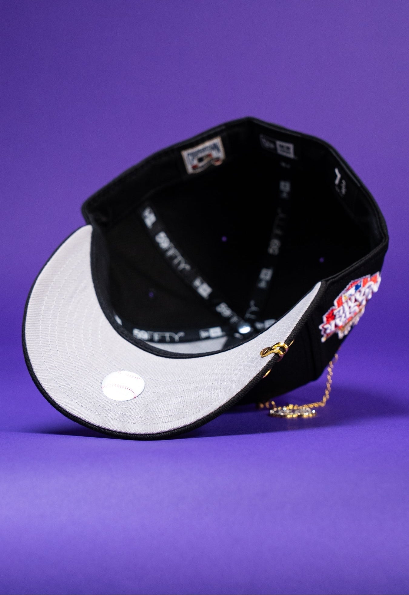 NEW ERA EXCLUSIVE 59FIFTY BLACK HOUSTON ASTROS W/ 2012 WORLD SERIES SIDE PATCH