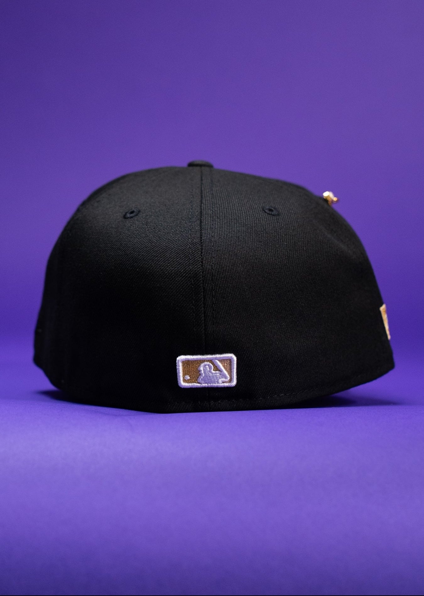NEW ERA EXCLUSIVE 59FIFTY BLACK LOS ANGELES DODGERS W/ "HOLLYWOOD BLVD" SIDE PATCH