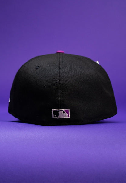 NEW ERA EXCLUSIVE 59FIFTY BLACK HOUSTON ASTROS W/ 2012 WORLD SERIES SIDE PATCH