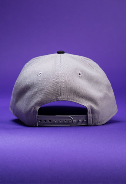 NEW ERA 9FIFTY A-FRAME GREY/BLACK TEXAS RANGERS W/ ALL STAR GAME SIDE PATCH