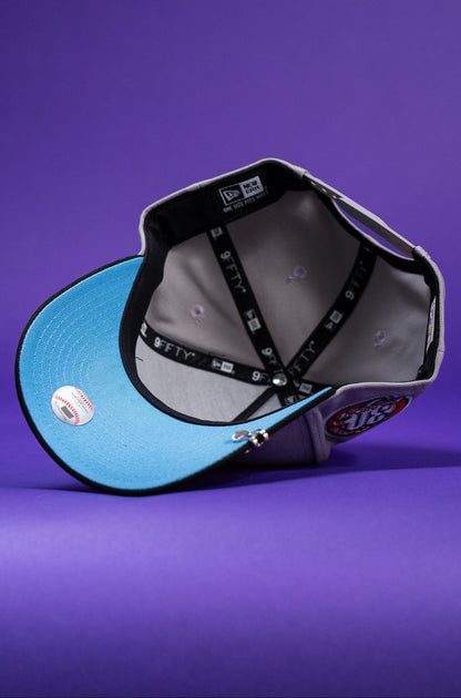 NEW ERA 9FIFTY A-FRAME GREY/BLACK TORONTO BLUE JAYS W/ 30TH SEASON SIDE PATCH