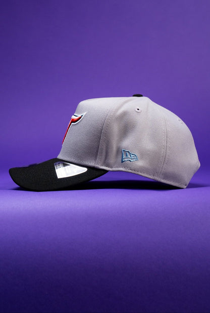 NEW ERA 9FIFTY A-FRAME GREY/BLACK TORONTO BLUE JAYS W/ 30TH SEASON SIDE PATCH