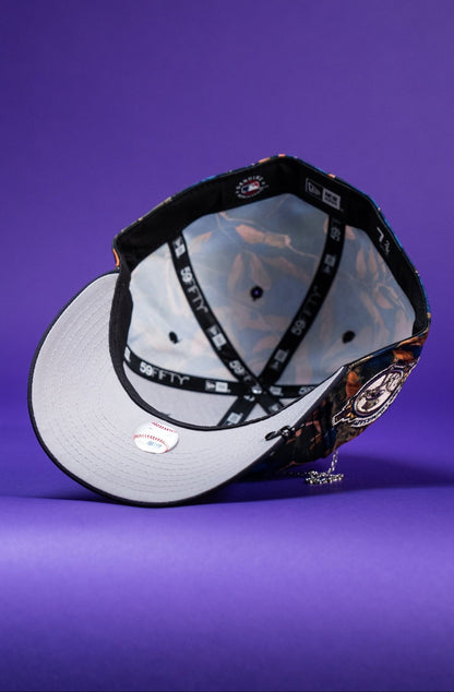 NEW ERA EXCLUSIVE 59FIFTY CAMOUFLAGE NEW YORK YANKEES W/ 100TH ANNIVERSARY SIDE PATCH