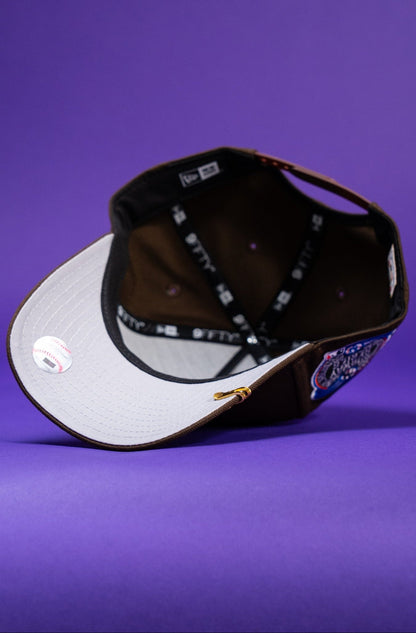 NEW ERA 9FIFTY A-FRAME BROWN NEW YORK YANKEES W/ LADY LIBERTY + SUBWAY SERIES SIDE PATCH