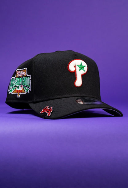 NEW ERA 9FIFTY A-FRAME BLACK PHILADELPHIA PHILLIES W/ ALL STAR GAME SIDE PATCH