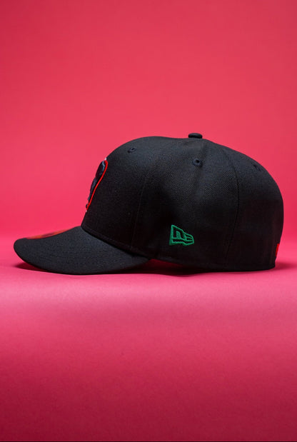 NEW ERA EXCLUSIVE 59FIFTY BLACK "PUMAS UNAM" W/ SIDE PATCH