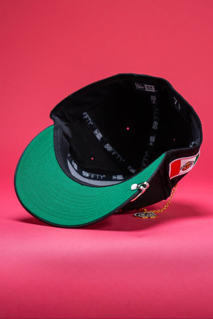 NEW ERA EXCLUSIVE 59FIFTY CORDUROY 2025 WBC MEXICO W/ MEXICO FLAG SIDE PATCH