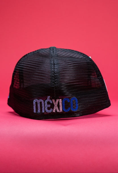 NEW ERA EXCLUSIVE 59FIFTY GREEN CORDUROY 2025 WBC MEXICO MESHBACK W/ MEXICO FLAG SIDE PATCH
