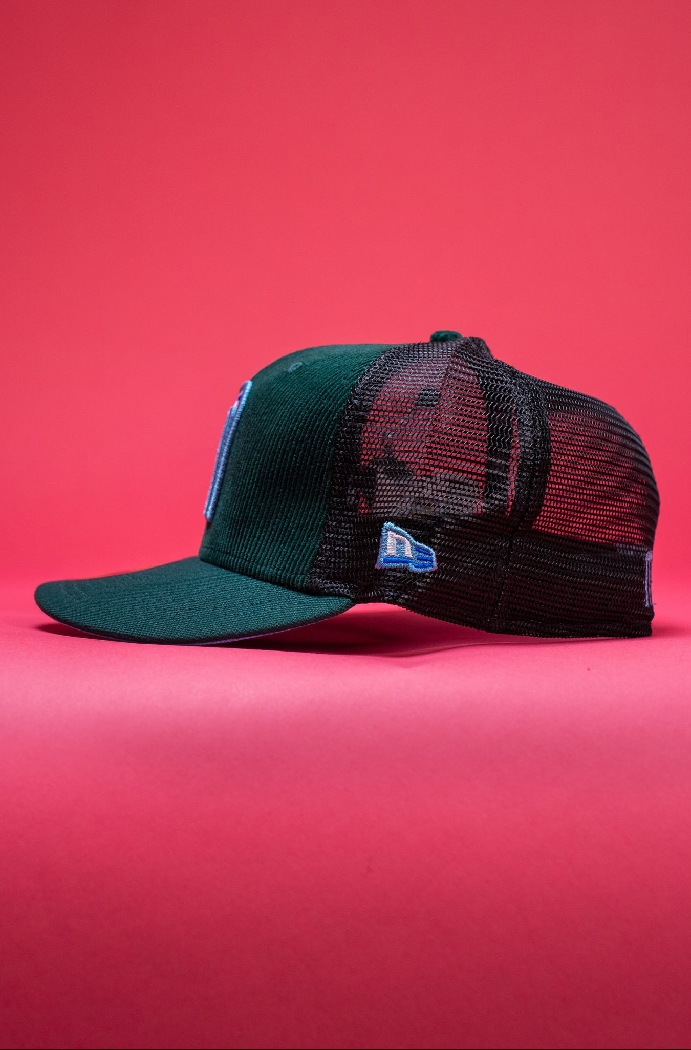 NEW ERA EXCLUSIVE 59FIFTY GREEN CORDUROY 2025 WBC MEXICO MESHBACK W/ MEXICO FLAG SIDE PATCH