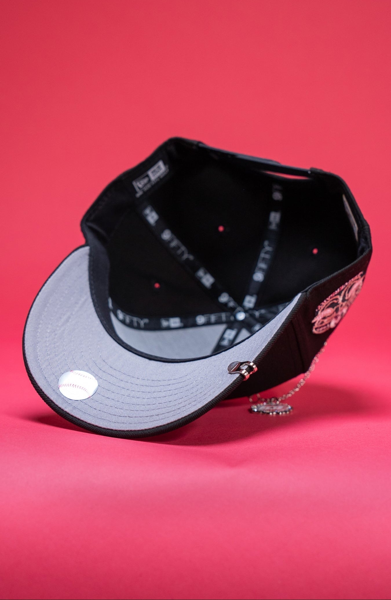 NEW ERA EXCLUSIVE 9FIFTY BLACK ANAHEIM ANGELS SNAPBACK W/ 35TH ANNIVERSARY SIDE PATCH