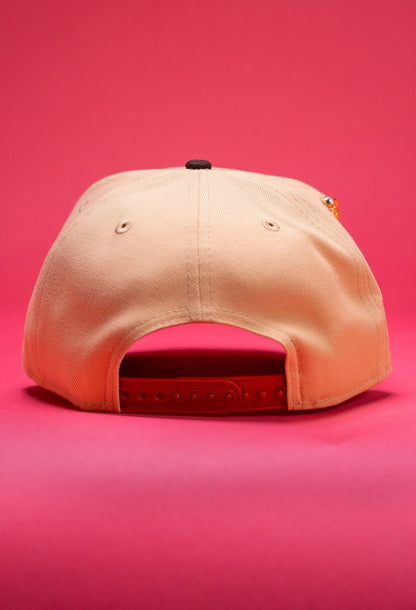 NEW ERA EXCLUSIVE 9FIFTY SOFT PEACH BOSTON RED SOX SNAPBACK W/ 2004 WORLD SERIES SIDE PATCH