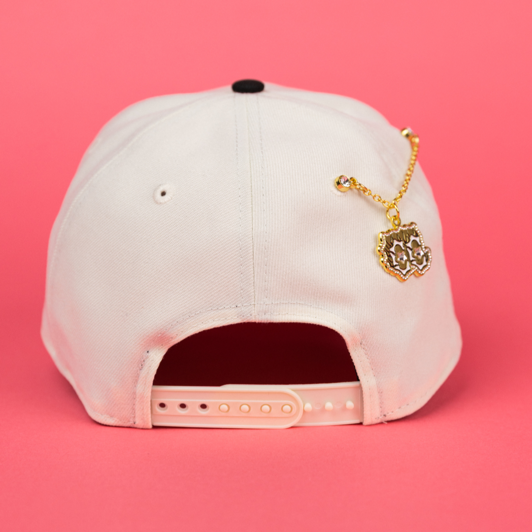 NEW ERA 9FIFTY A-FRAME CHROME/ BLACK ATLANTA BRAVES SNAPBACK W/ 2000 ALL STAR GAME SIDE PATCH